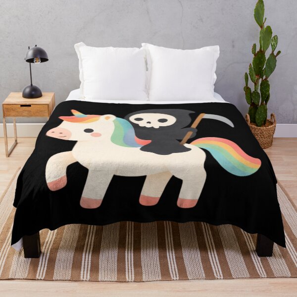 Item preview,  Unicorn Death with flowers designed and sold by uunaa.