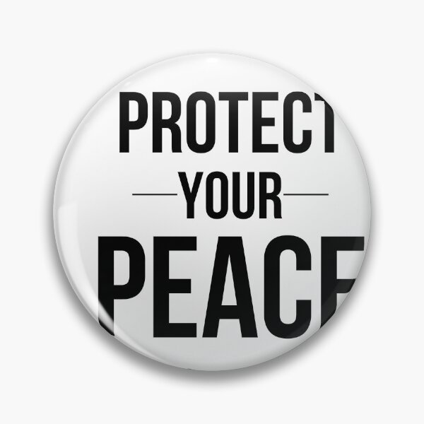 Item preview, Protect Your Peace Minimalist Aesthetic Quote Clean Botanical Design designed and sold by Uvclick.