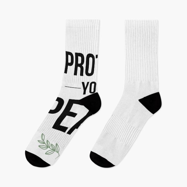 Item preview, Protect Your Peace Minimalist Aesthetic Quote Clean Botanical Design designed and sold by Uvclick.