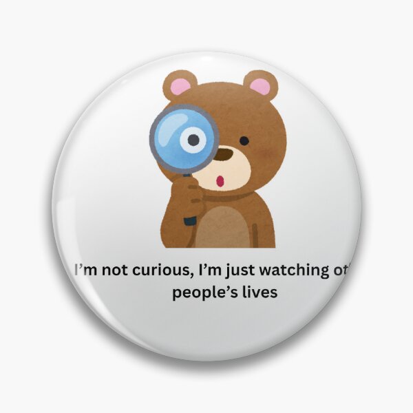 Item preview, Curious Bear with Magnifying Glass designed and sold by Ode2.