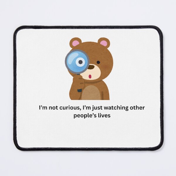 Item preview, Curious Bear with Magnifying Glass designed and sold by Ode2.