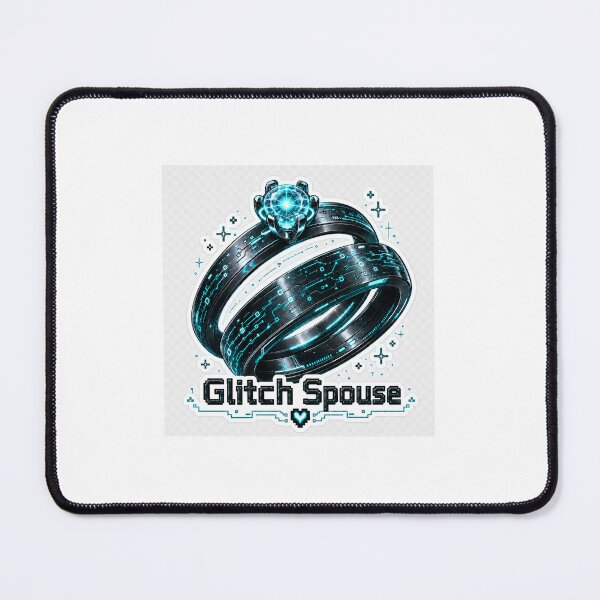 Item preview, Glitch Spouse – Cyberpunk AI Wedding Ring designed and sold by GlitchWifie.