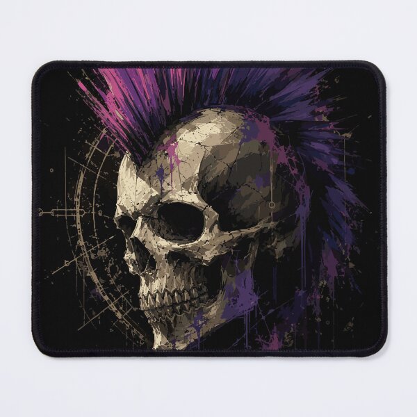 Item preview, Punk Skull with Mohawk designed and sold by drizzd.
