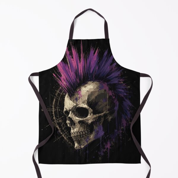 Item preview, Punk Skull with Mohawk designed and sold by drizzd.