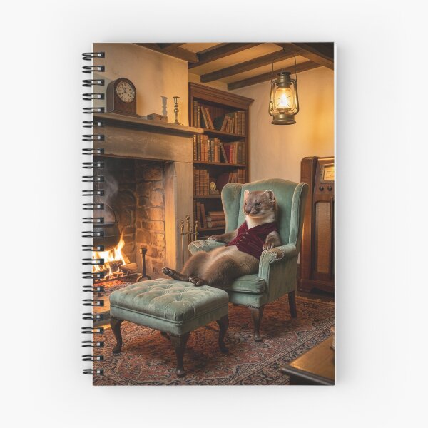 Item preview, Stoat Relaxes Fireside in His Home  designed and sold by Tridentulus.