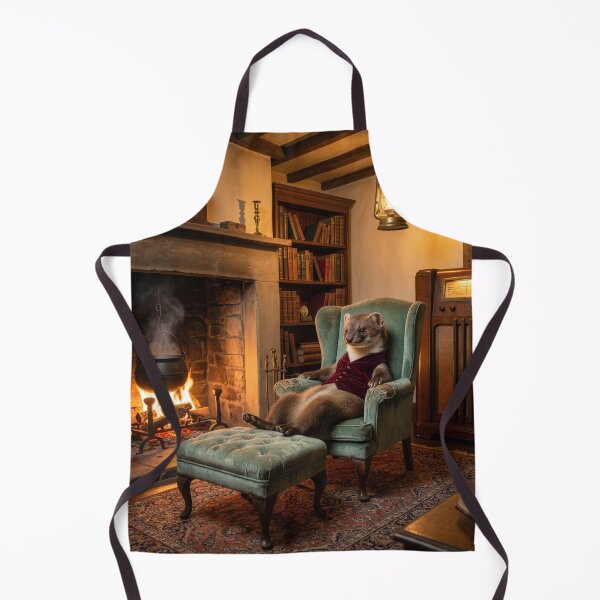 Item preview, Stoat Relaxes Fireside in His Home  designed and sold by Tridentulus.