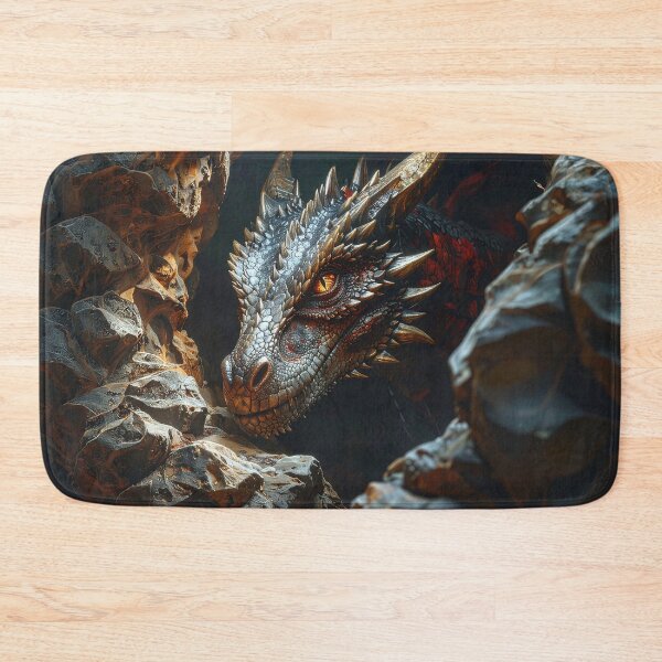 Item preview, Epic Fantasy Dragon Portrait with Dramatic Lighting designed and sold by BetweenForms.