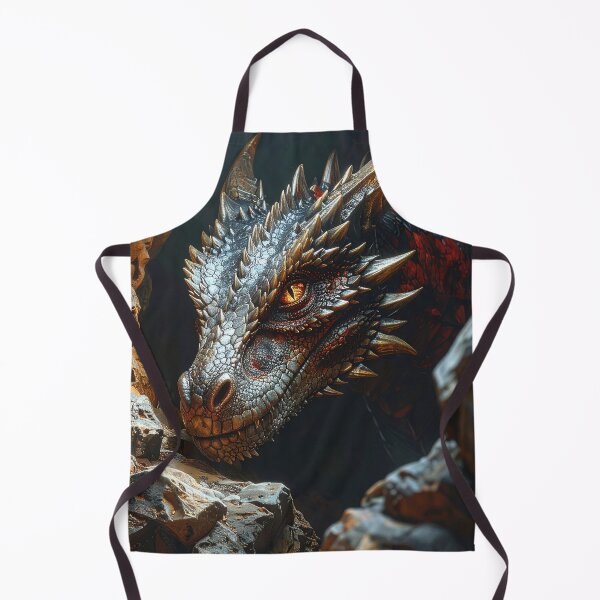 Item preview, Epic Fantasy Dragon Portrait with Dramatic Lighting designed and sold by BetweenForms.