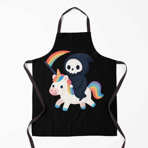 Item preview, Unicorn Death with flowers designed and sold by uunaa.