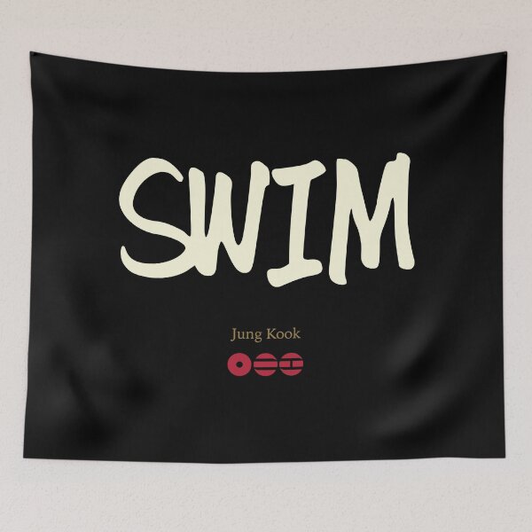 Item preview, Bts swim by jungkook  (black background) designed and sold by nelkrshop.
