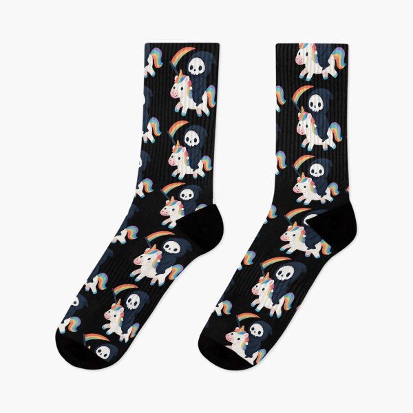 Item preview, Unicorn Death with flowers designed and sold by uunaa.