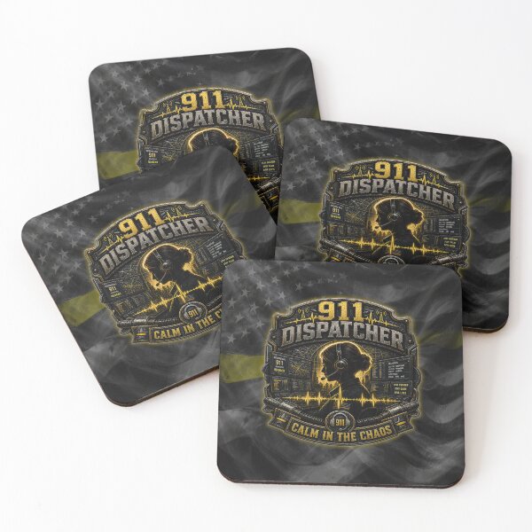 Item preview, 911 Dispatcher Calm In The Chaos Thin Yellow Line Design designed and sold by artistwill.