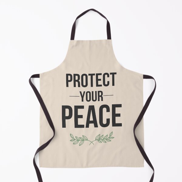 Item preview, Protect Your Peace Beige Aesthetic Self Care Minimal Botanical Quote Design designed and sold by Uvclick.