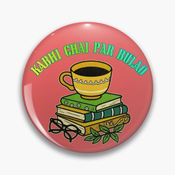 Item preview, Kabhi Chai Par Bulao: Retro Tea & Books Art designed and sold by Miheerala.