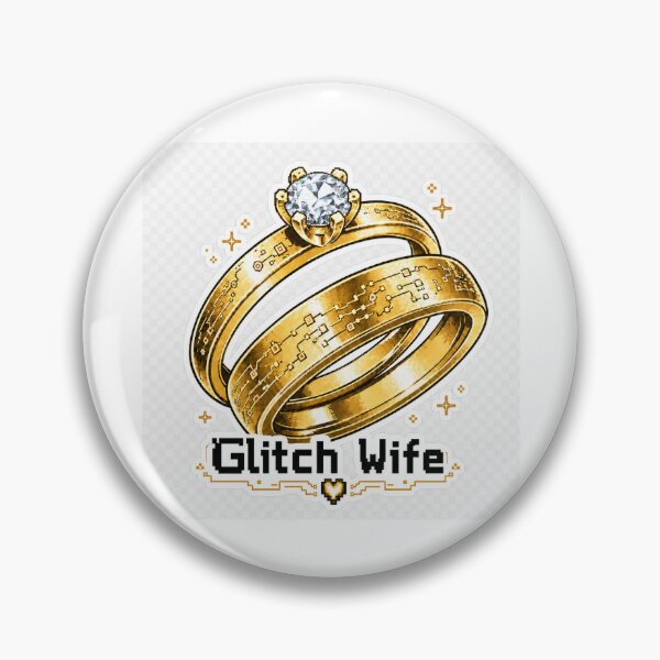 Item preview, Glitch Wife – Cyberpunk AI Wedding Ring  designed and sold by GlitchWifie.