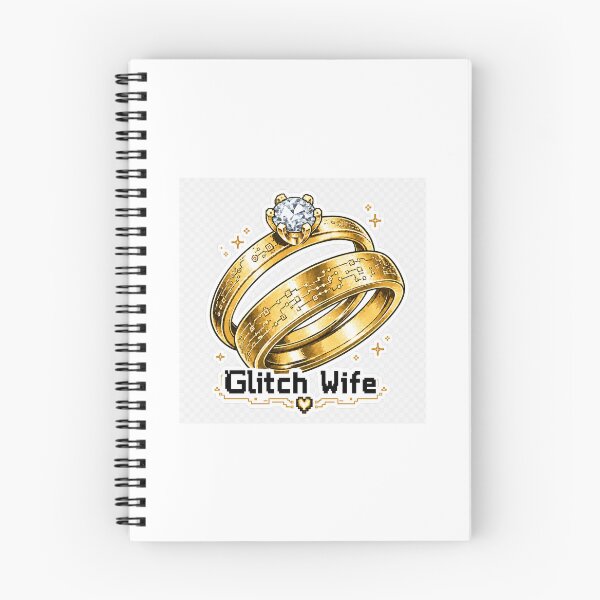 Item preview, Glitch Wife – Cyberpunk AI Wedding Ring  designed and sold by GlitchWifie.