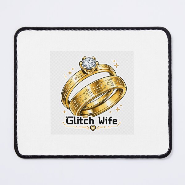 Item preview, Glitch Wife – Cyberpunk AI Wedding Ring designed and sold by GlitchWifie.
