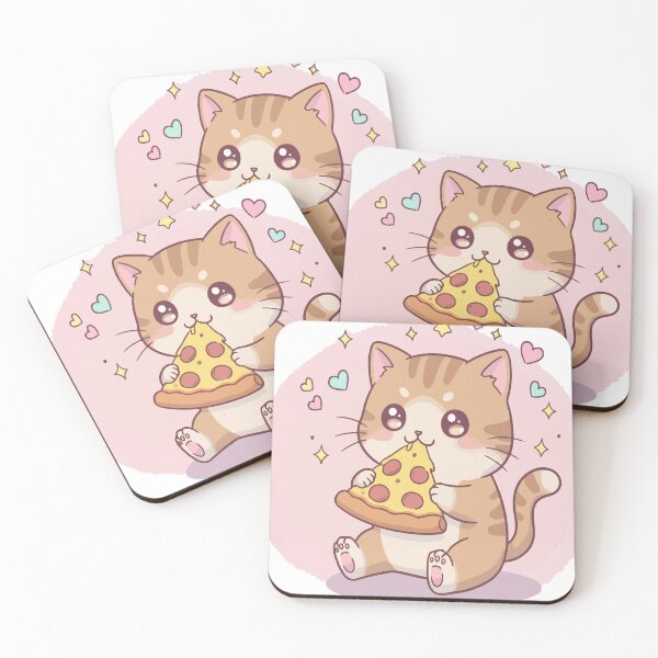 Item preview, cat eating pizza designed and sold by daenarys123.