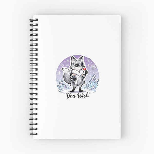 Item preview, Cold Silver Fox Sticker YOU WISH 13 designed and sold by HealthyEnvy.
