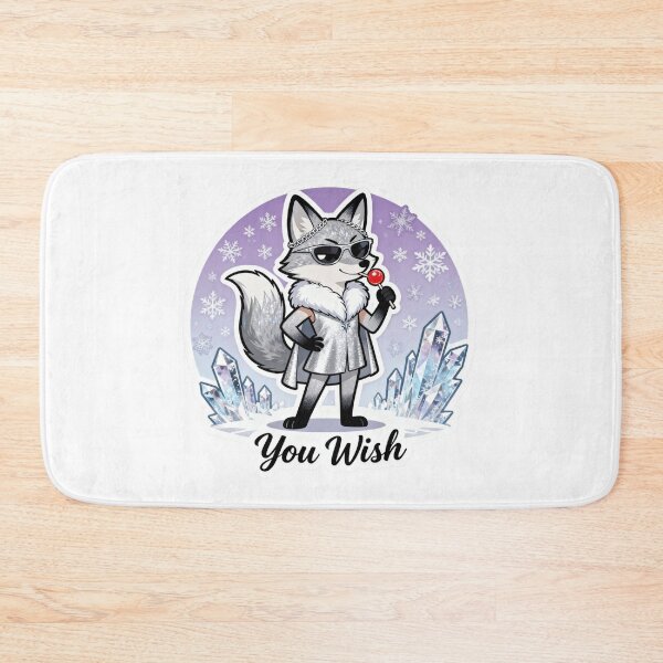 Item preview, Cold Silver Fox Sticker YOU WISH 13 designed and sold by HealthyEnvy.