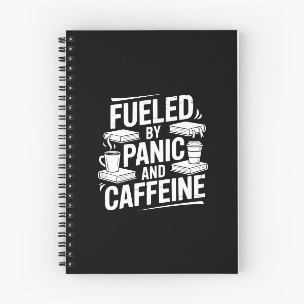 Item preview, Fueled By Panic And Caffeine designed and sold by theartfulaspie.