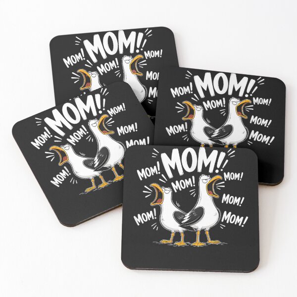 Item preview, Mom Seagull Mama Seagulls Yelling MOM Mothers Day designed and sold by studiopekepeke.