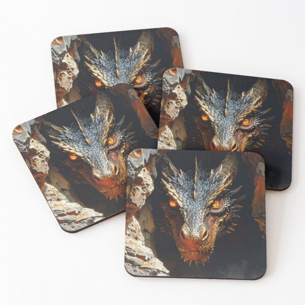 Item preview, Detailed Dragon Head Fantasy Creature Artwork designed and sold by BetweenForms.