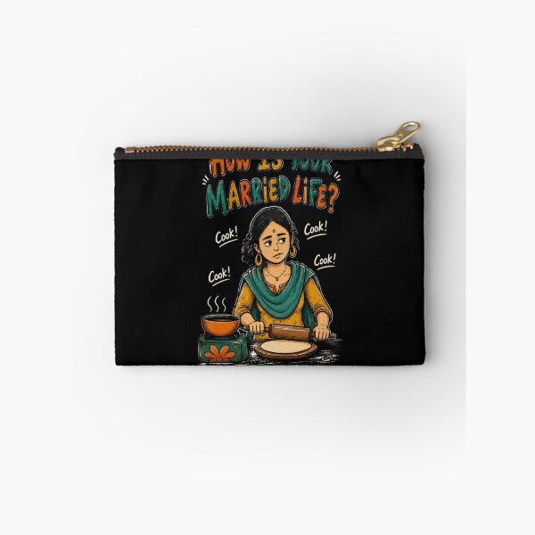 Item preview, How Is Your Married Life Funny Cooking Wife Meme designed and sold by FEEL GOOD CLUB DESIGNS.