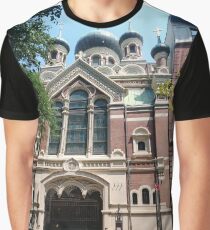 St Nicholas Russian Orthodox Cathedral, #StNicholas, #Russian, #Orthodox, #Cathedral, A house of worship, #house, #worship, Mansion, #Mansion Graphic T-Shirt