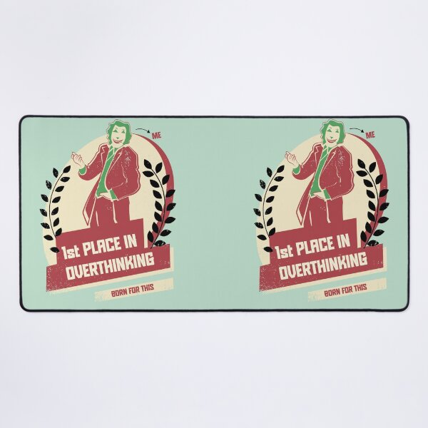 Item preview, 1st Place in Overthinking (red version) designed and sold by beboplab.
