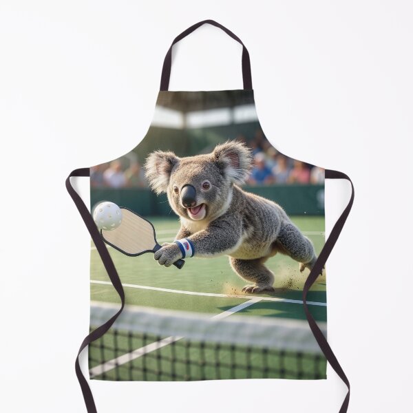 Item preview, Lively Koala Plays Pickleball with Dogged Determination designed and sold by Tridentulus.
