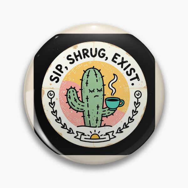 Item preview, Cozy Cataclysm Badge – Darkly Warm designed and sold by Arte-Excellency.