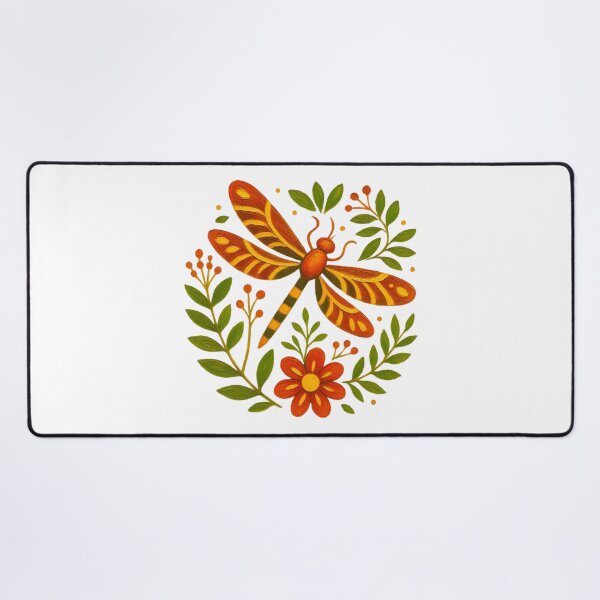 Item preview, Dragonfly Folk Art designed and sold by VibranPalette.