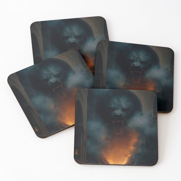 Item preview, Cerberus of the Underworld | Cinematic Dark Fantasy Mythological Horror Art designed and sold by CosmicAnomaly.