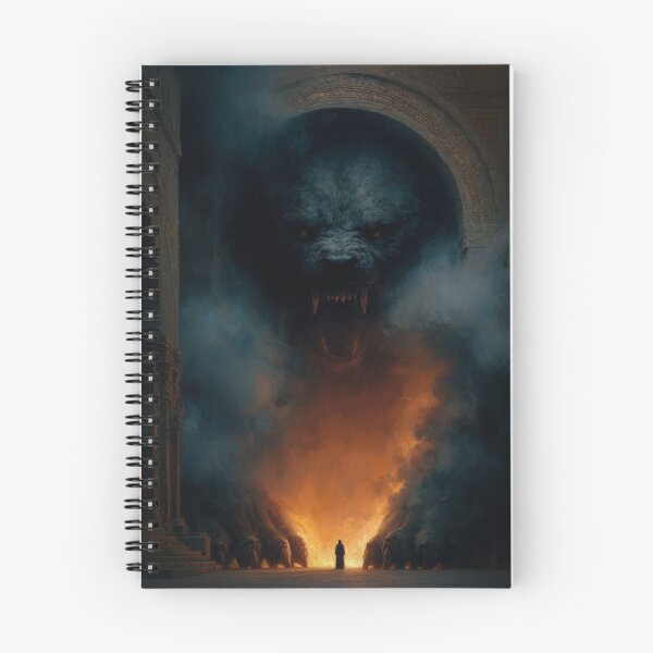 Item preview, Cerberus of the Underworld | Cinematic Dark Fantasy Mythological Horror Art designed and sold by CosmicAnomaly.