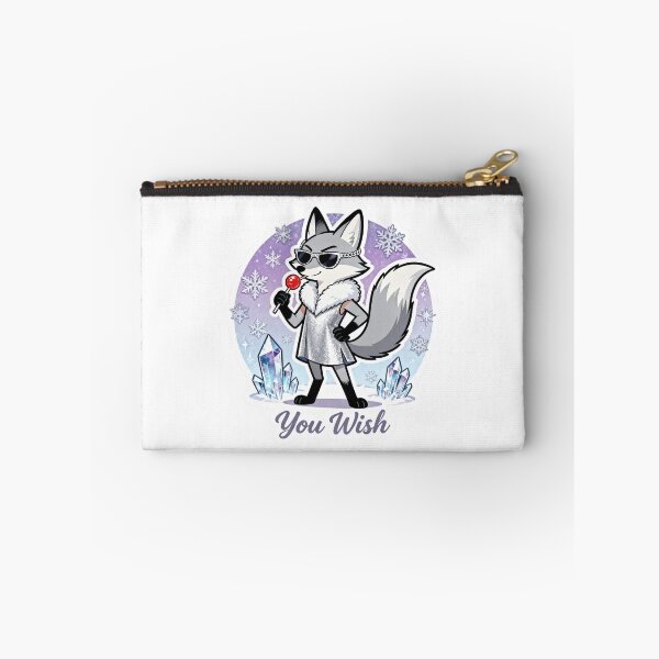 Item preview, Cold Silver Fox Sticker YOU WISH 15 designed and sold by HealthyEnvy.