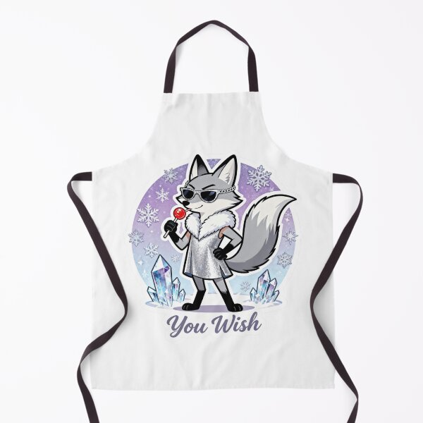 Item preview, Cold Silver Fox Sticker YOU WISH 15 designed and sold by HealthyEnvy.