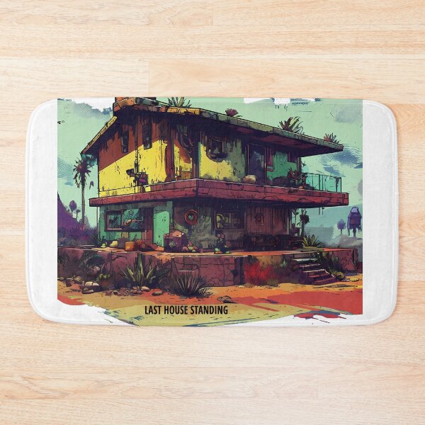 Item preview, LAST HOUSE STANDING - Post-Apocalyptic Architecture Sketch designed and sold by Modern Nest Art.