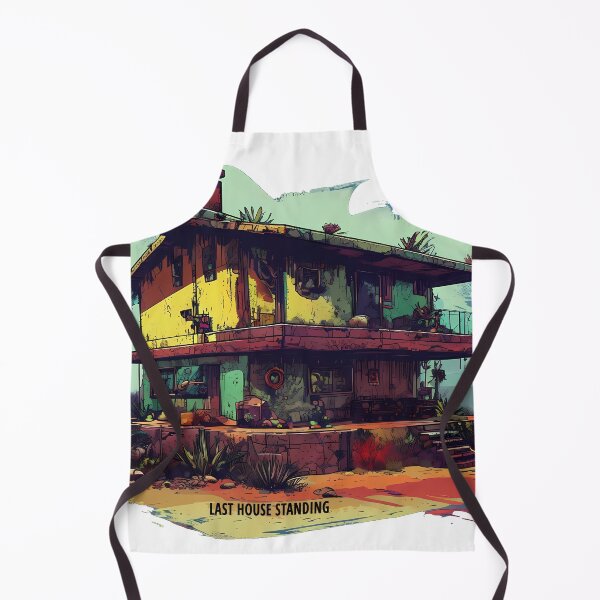 Item preview, LAST HOUSE STANDING - Post-Apocalyptic Architecture Sketch designed and sold by Modern Nest Art.