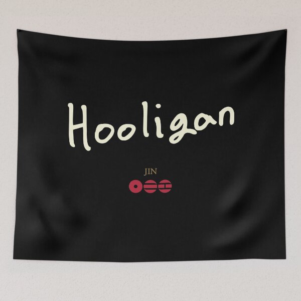 Item preview, Bts Hooligan by jin (black background) designed and sold by nelkrshop.