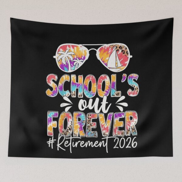 Item preview, Schools Out Forever Retiret 2026 Retired Teacher Summer designed and sold by studiopekepeke.