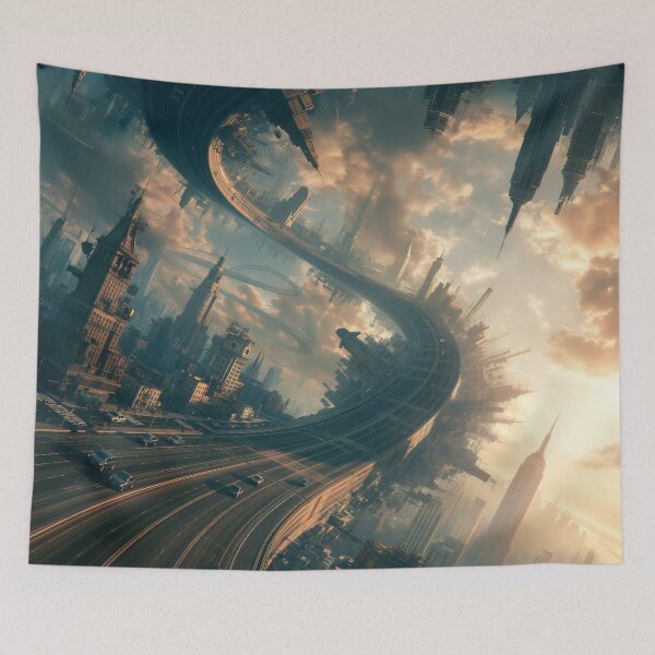 Item preview, The Inverted Metropolis of Time designed and sold by oanaunciuleanu.