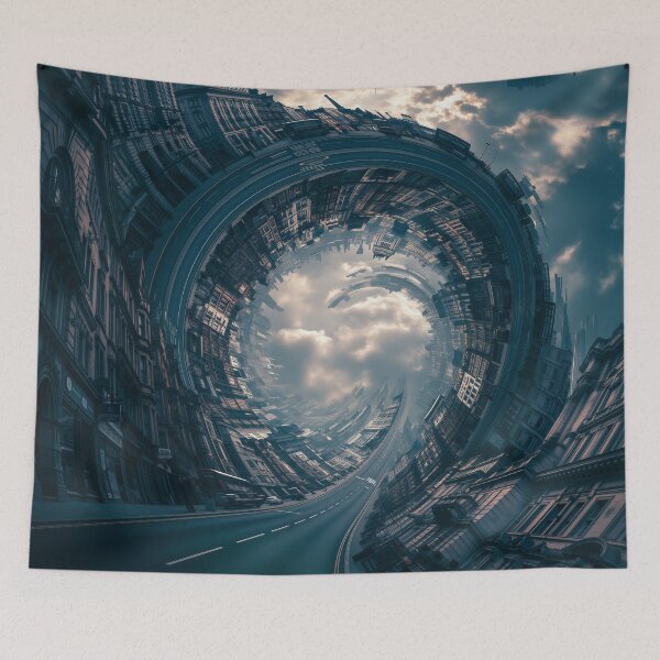 Item preview, The Inverted Metropolis of Time designed and sold by oanaunciuleanu.