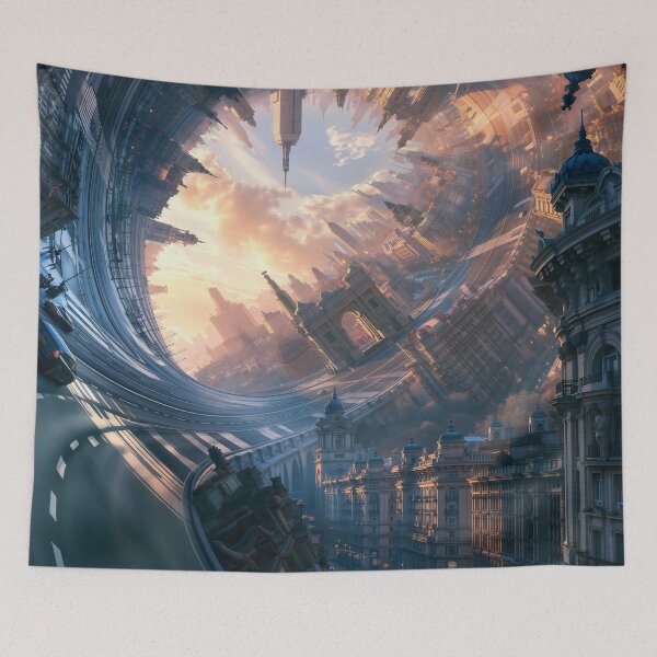 Item preview, The Inverted Metropolis of Time designed and sold by oanaunciuleanu.