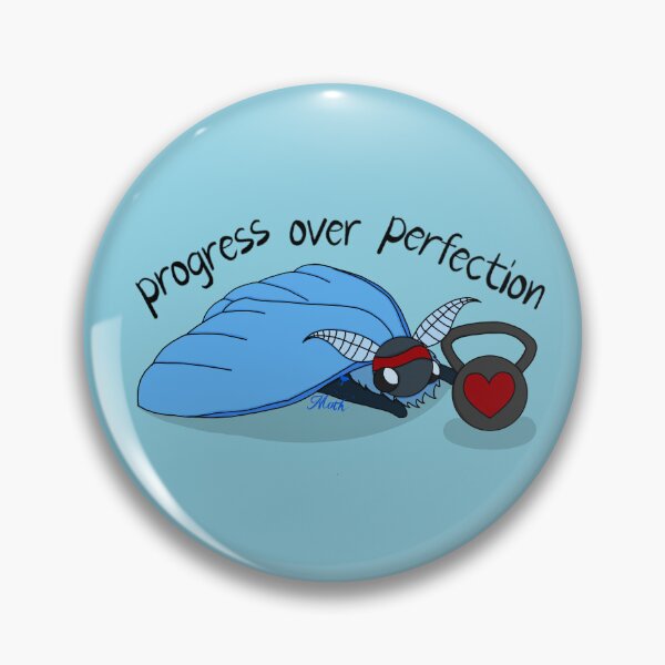 Item preview, Workout and Self Improvement Collection: Progress Over Perfection designed and sold by The Moth's Nest.