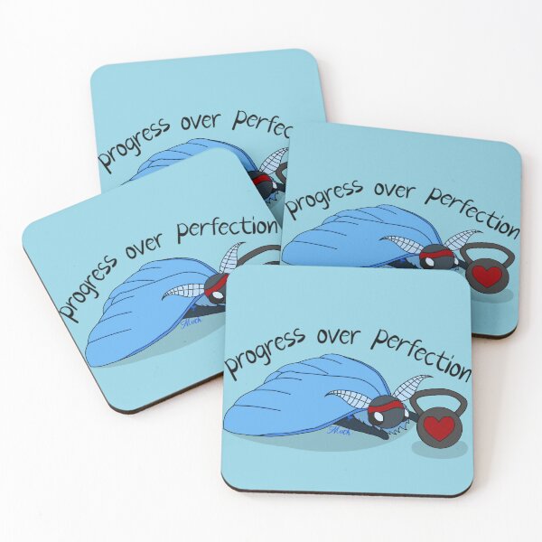 Item preview, Workout and Self Improvement Collection: Progress Over Perfection designed and sold by The Moth's Nest.