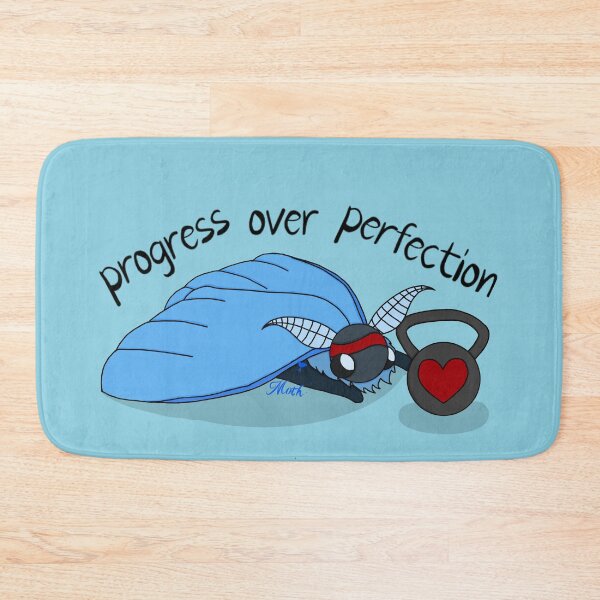 Item preview, Workout and Self Improvement Collection: Progress Over Perfection designed and sold by The Moth's Nest.
