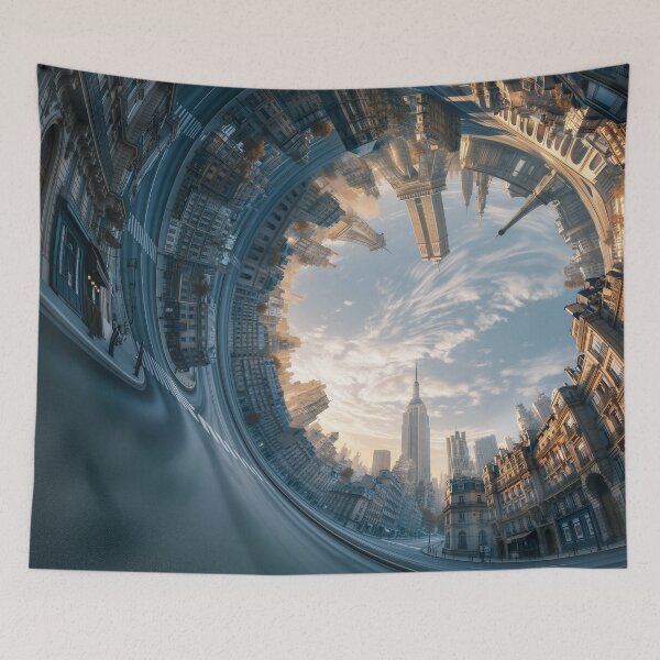 Item preview, The Inverted Metropolis of Time designed and sold by oanaunciuleanu.