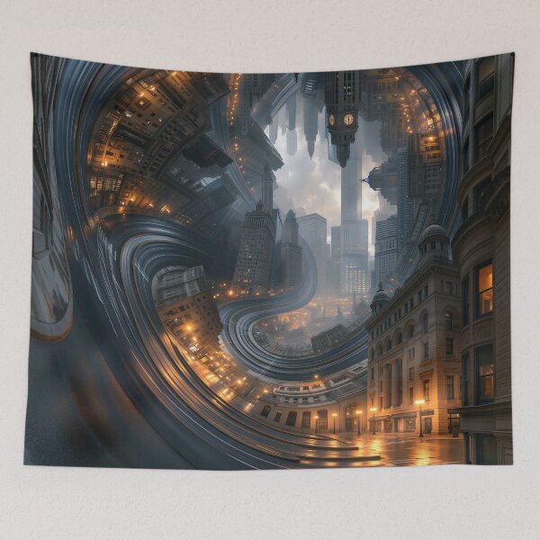Item preview, The Inverted Metropolis of Time designed and sold by oanaunciuleanu.