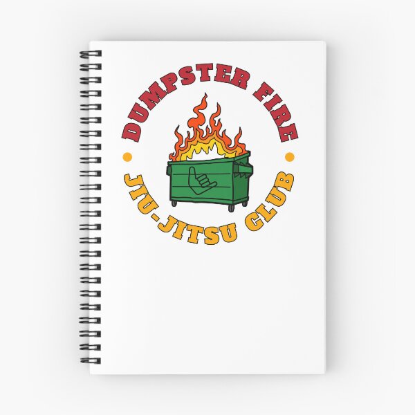 Item preview, Funny BJJ Brazillian Jiu jitsu Dumpster Fire designed and sold by ADFDesigns.
